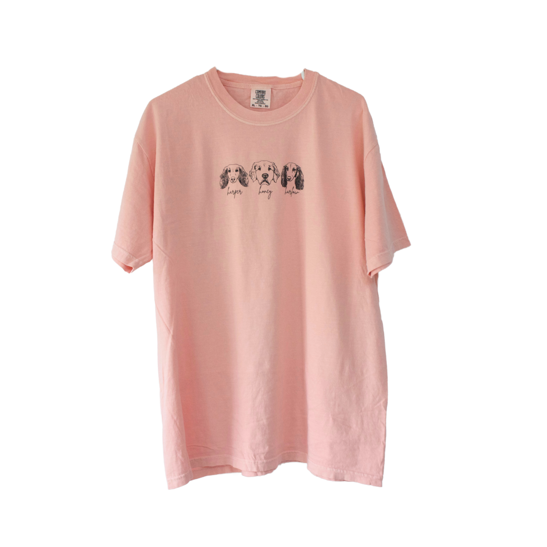 REGULAR LENGTH PASTEL T-SHIRT