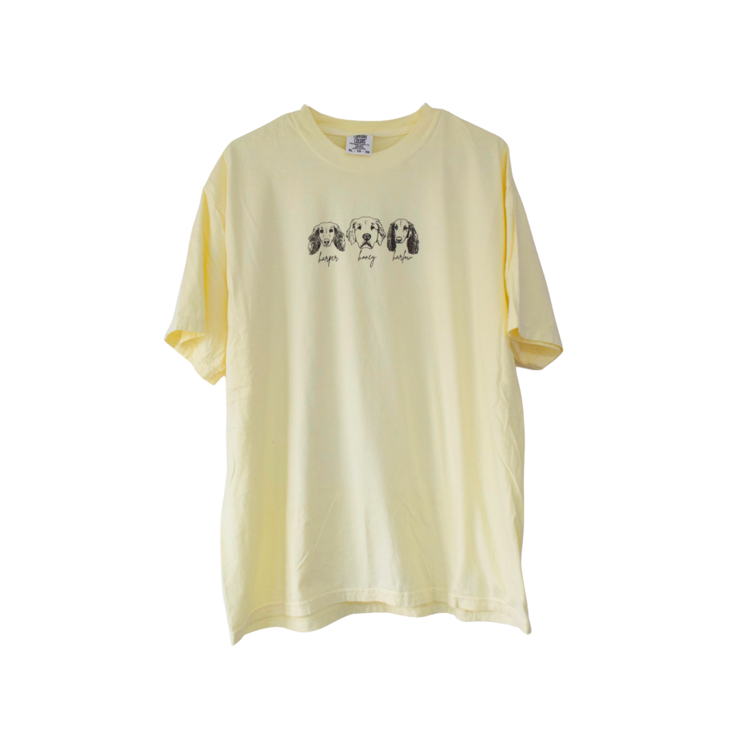 REGULAR LENGTH PASTEL T-SHIRT