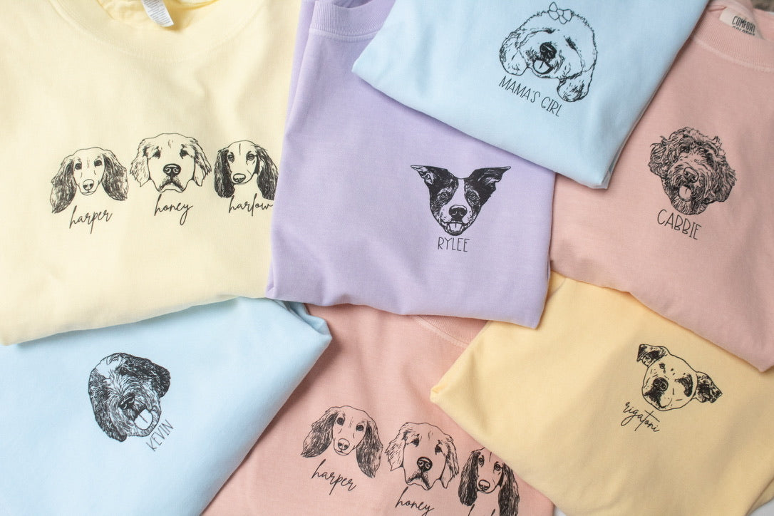 REGULAR LENGTH PASTEL T-SHIRT
